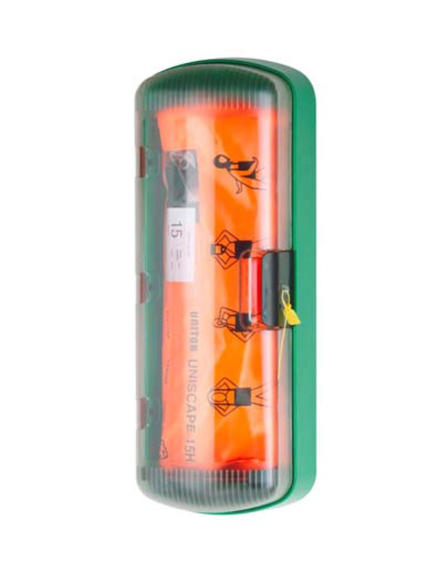 Storage Wall Box/Cabinet for EEBD, 762x282x211 MM, Green, Dräger